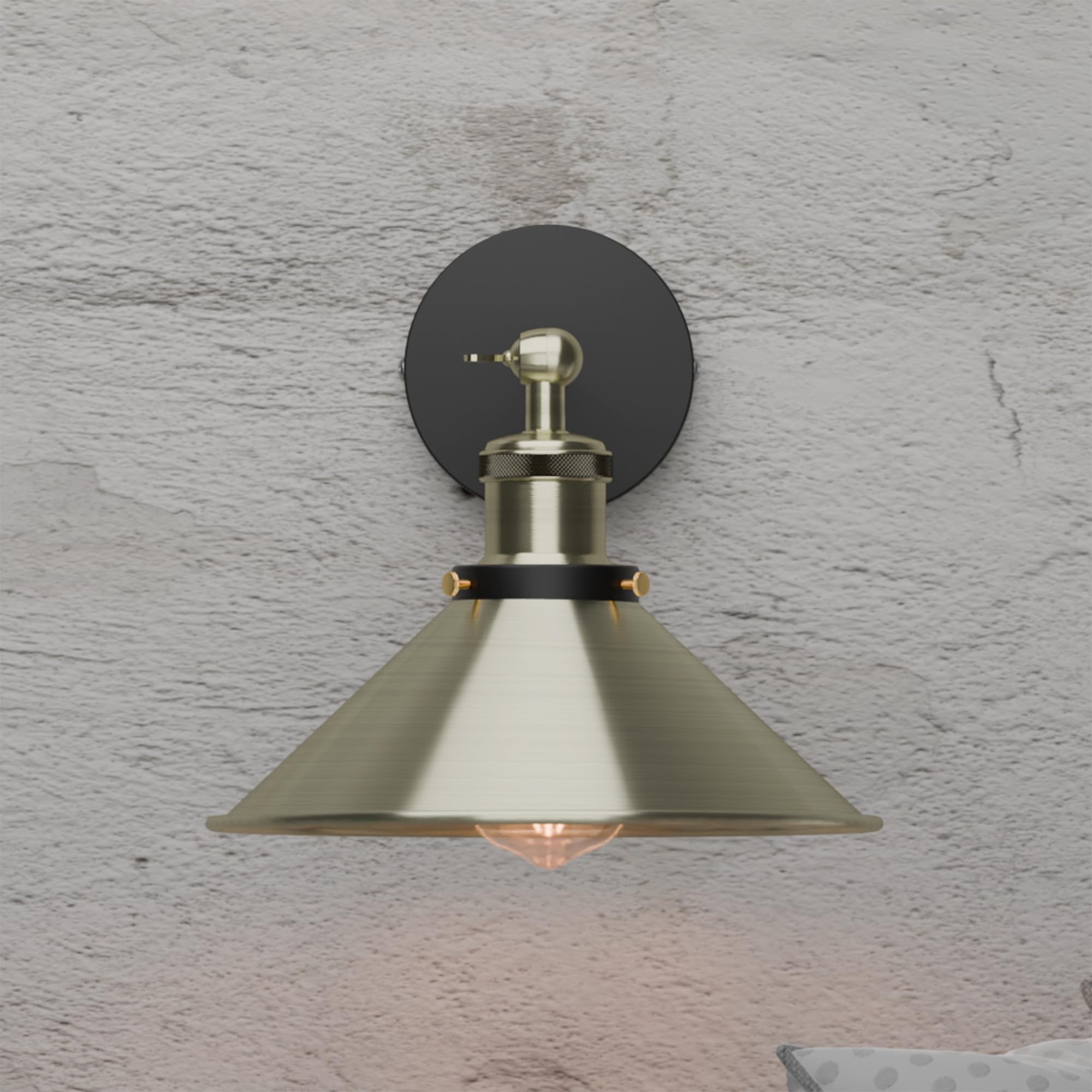 Industrial Indoor Wall Light Metal ~6347