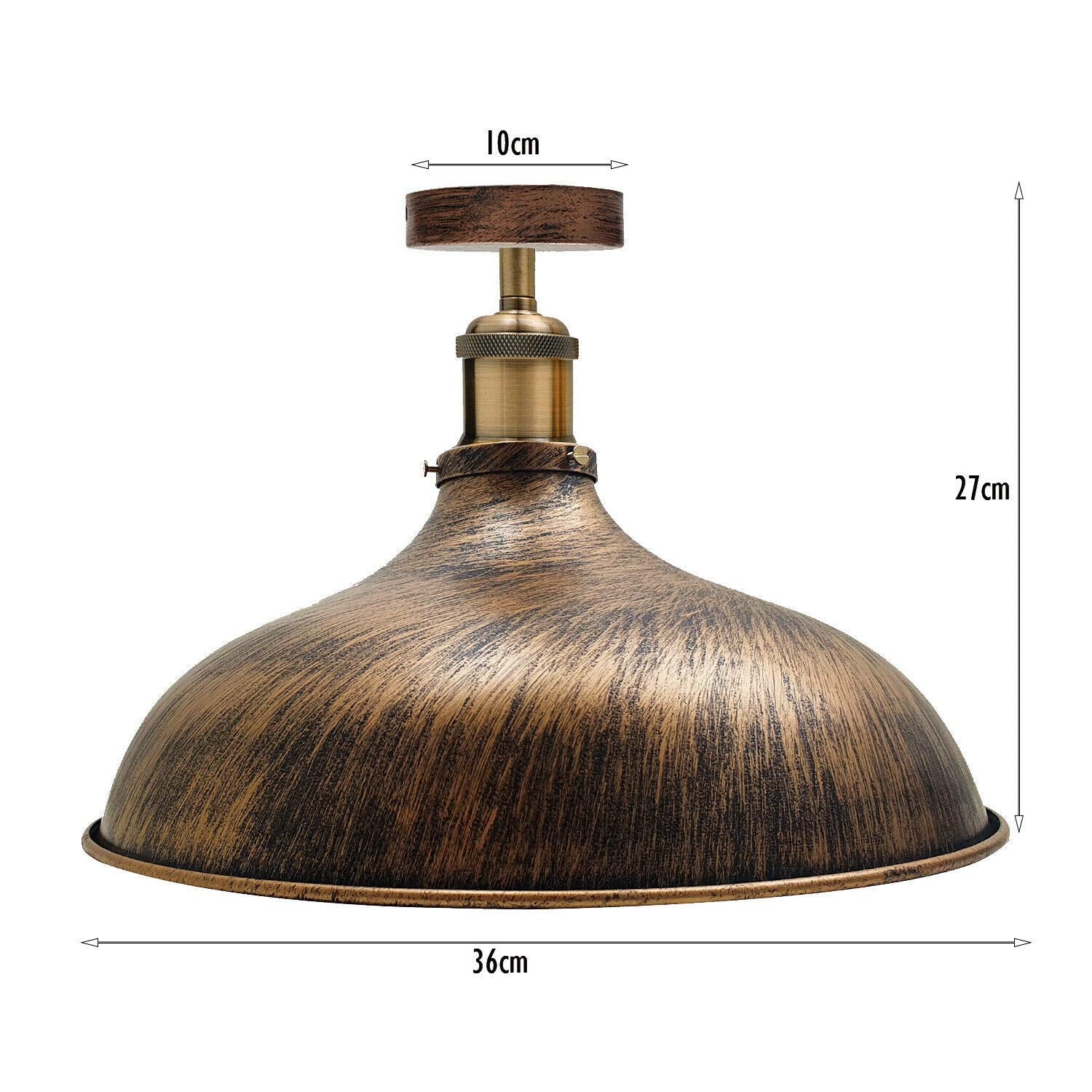 Industrial Style LED Ceiling Light Fixture