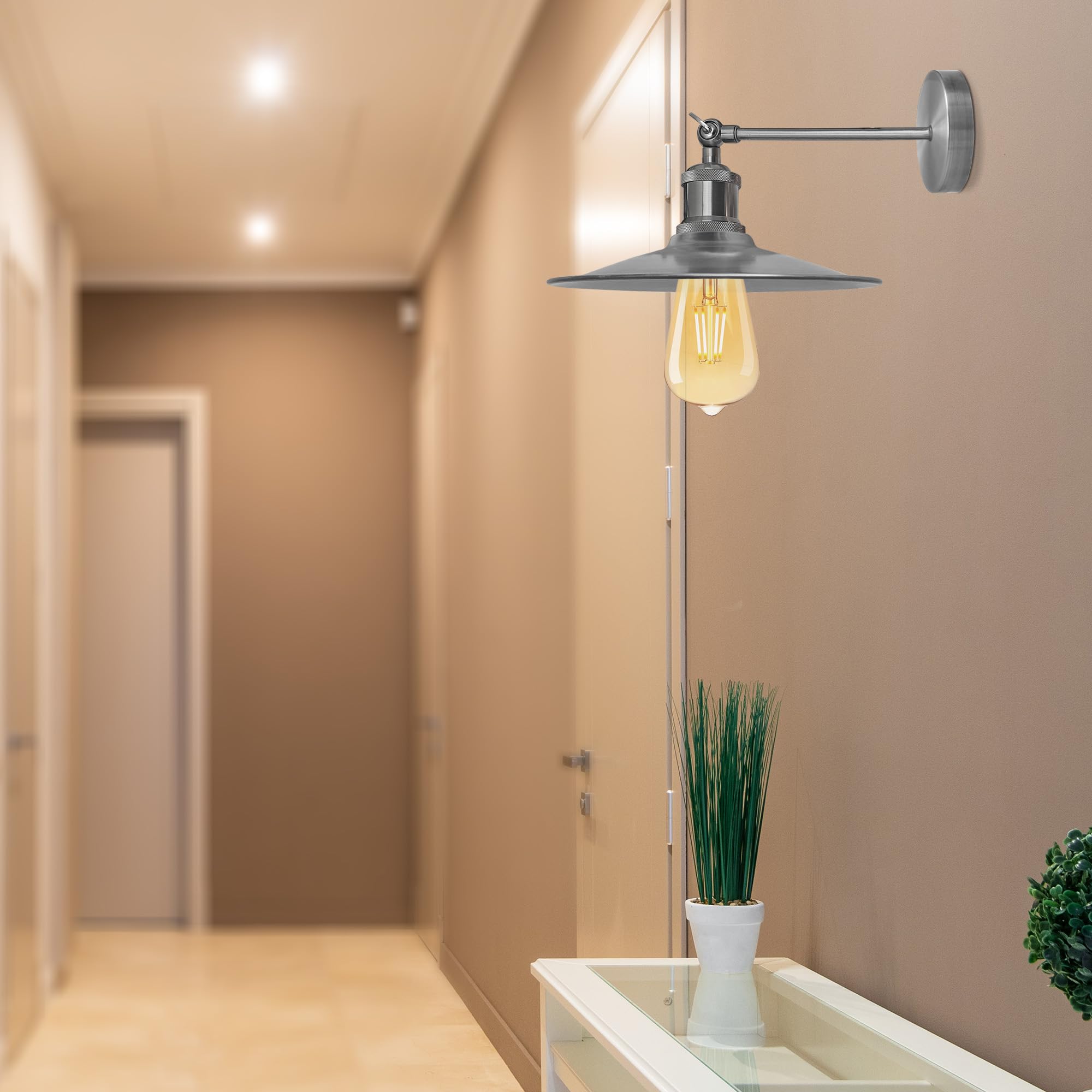 Vintage Metal Wall Sconce Light Fixtures ~6321