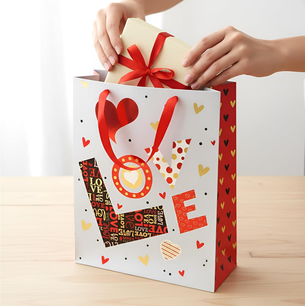 Luxury Matte Kraft Paper Gift Bags Assorted Sizes for Parties & Holidays