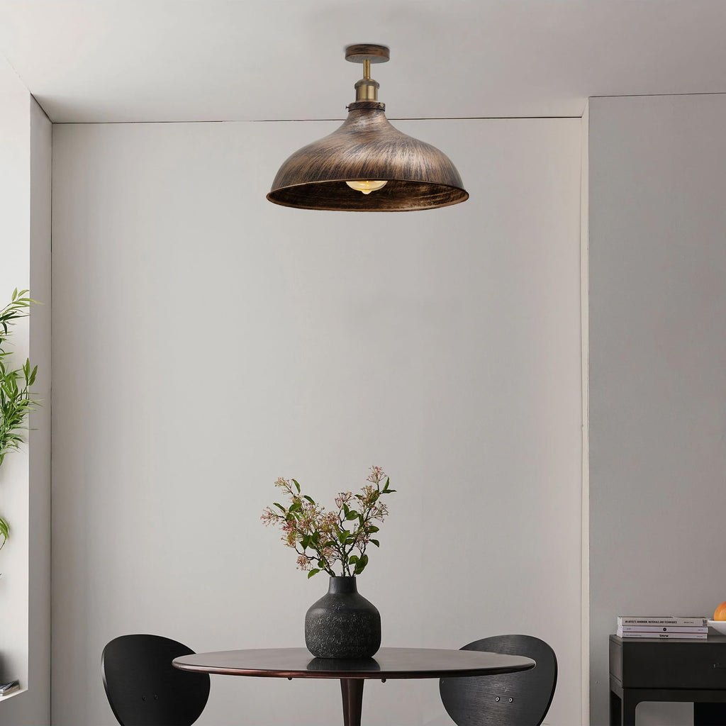 Industrial Style LED Ceiling Light Fixture