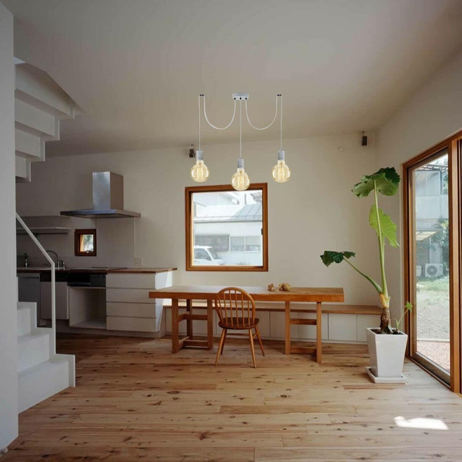 Industrial LED Chandelier Light Fixture ~6376