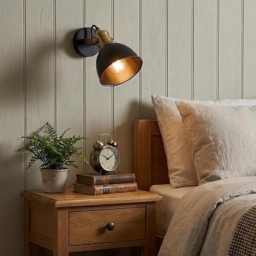 Black Metal Industrial Multi-Directional 3-Head Ceiling Spotlight Fixture