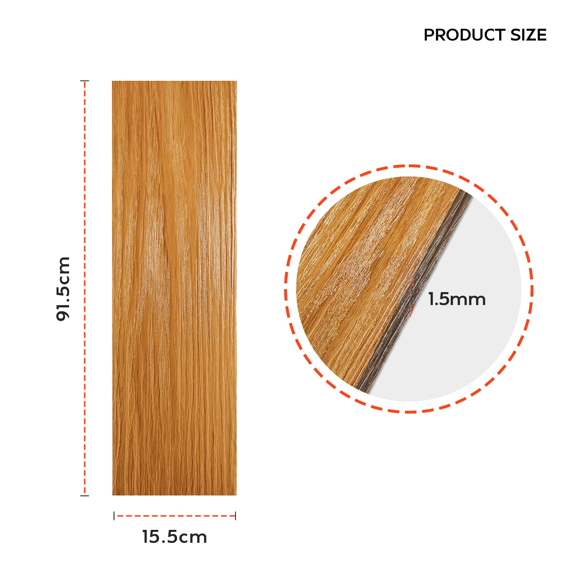 Waterproof PVC Flooring Planks ~6306