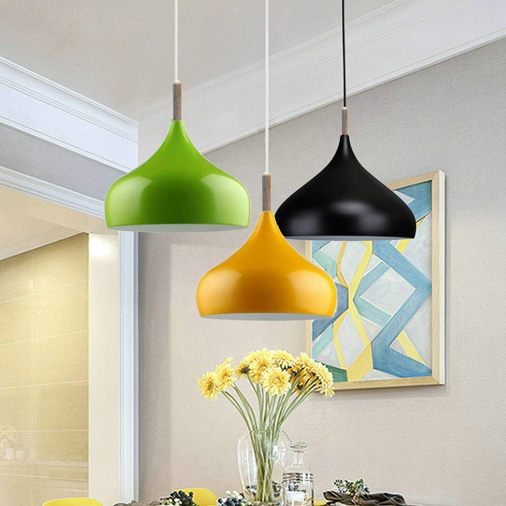 Industrial Dome Metal Ceiling Light Shade, Vintage Retro Pendant Lamp Fixture