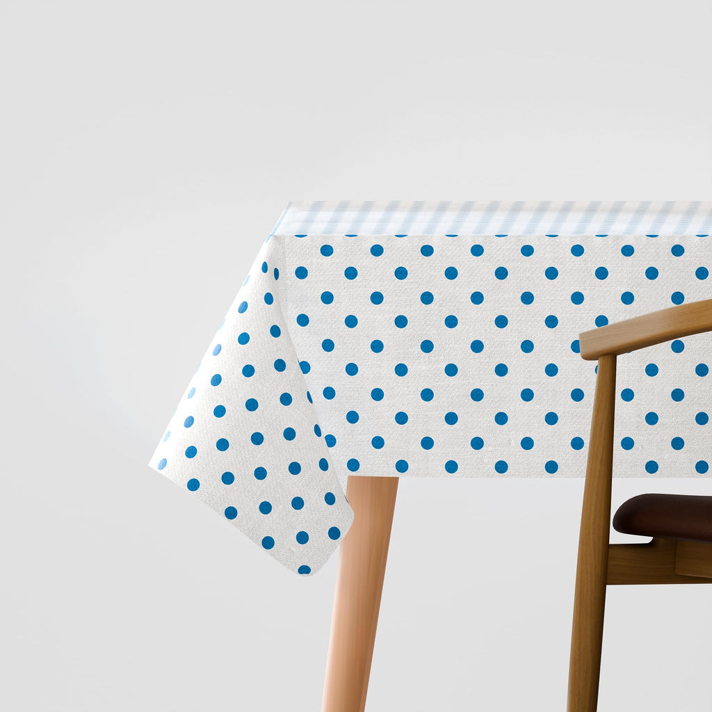 Durable Rectangular Polyester Fabric Tablecloth: Washable, Oil-Proof, Stain-Resistant Table Cover