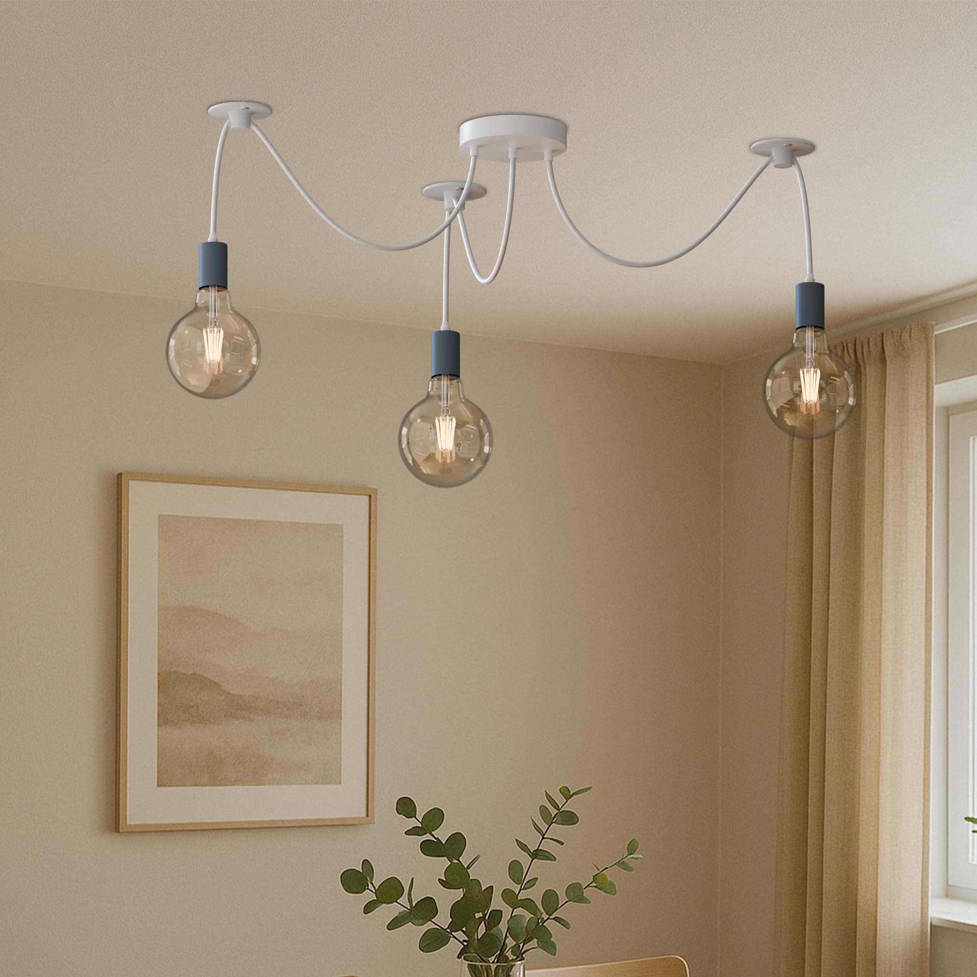 Industrial LED Chandelier Light Fixture ~6376