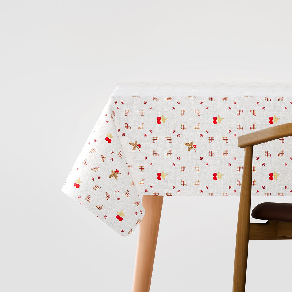 Modern Washable Square Tablecloth for Dining, Events, Parties, Indoor Outdoor Use