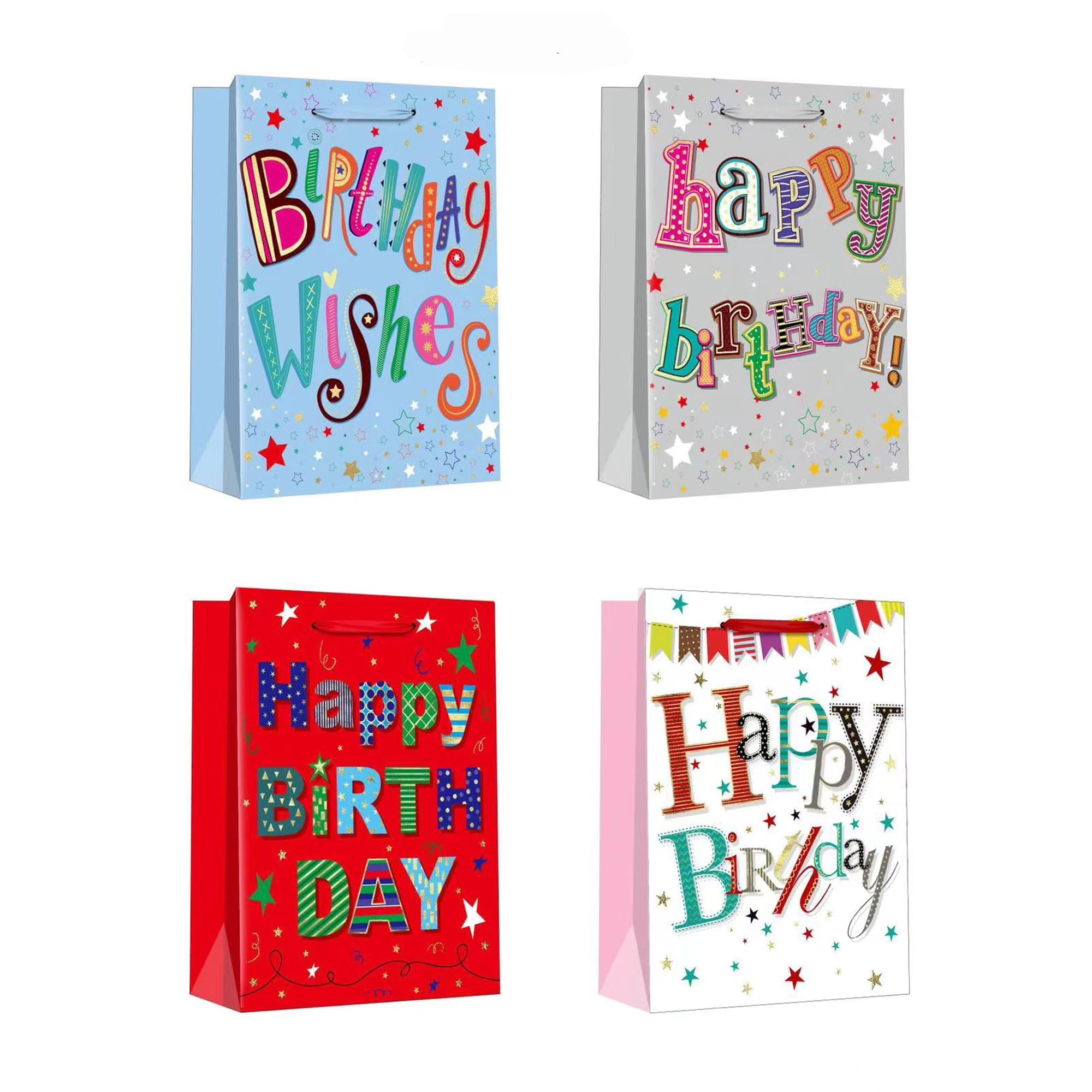 Gift Bags with Handles and Assorted Designs~6300