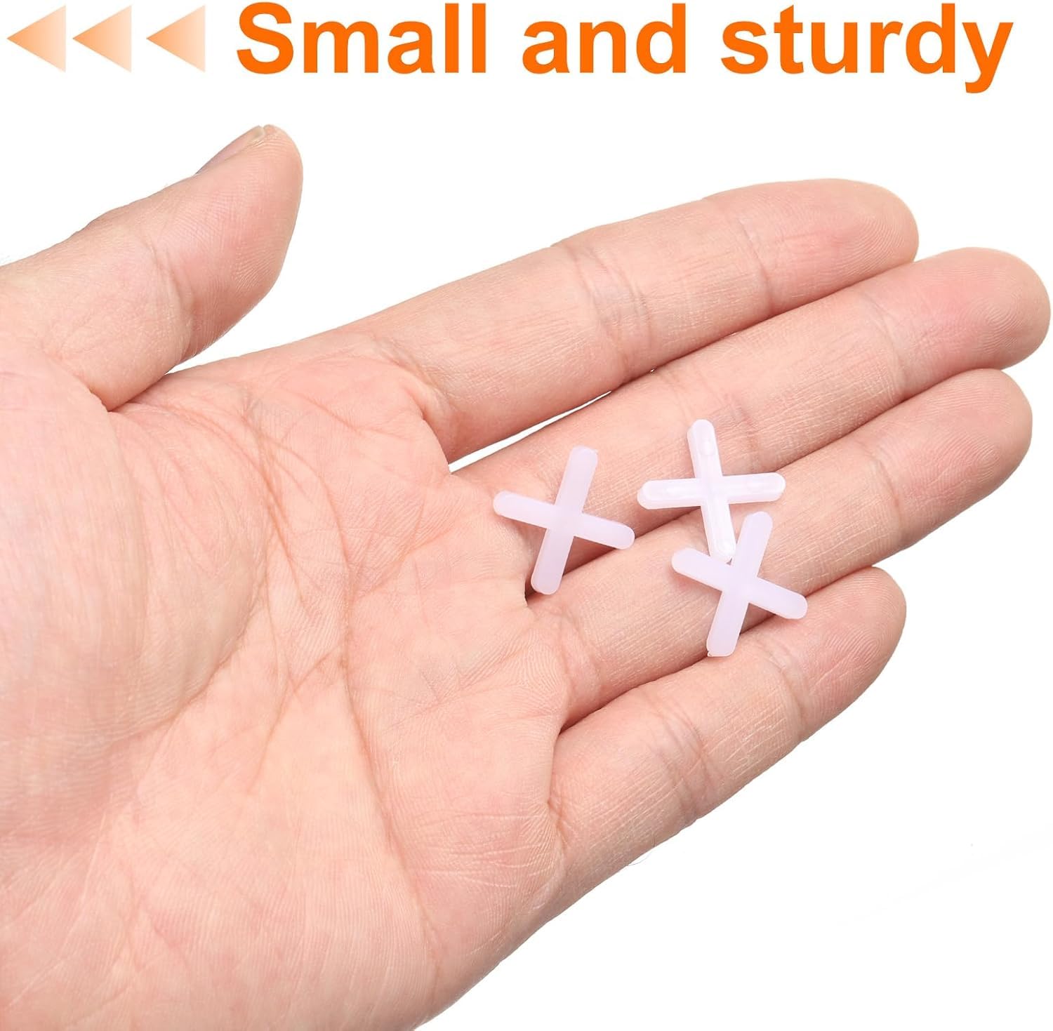 200 Slab Tile Spacers Plastic Cross Shaped ~6243