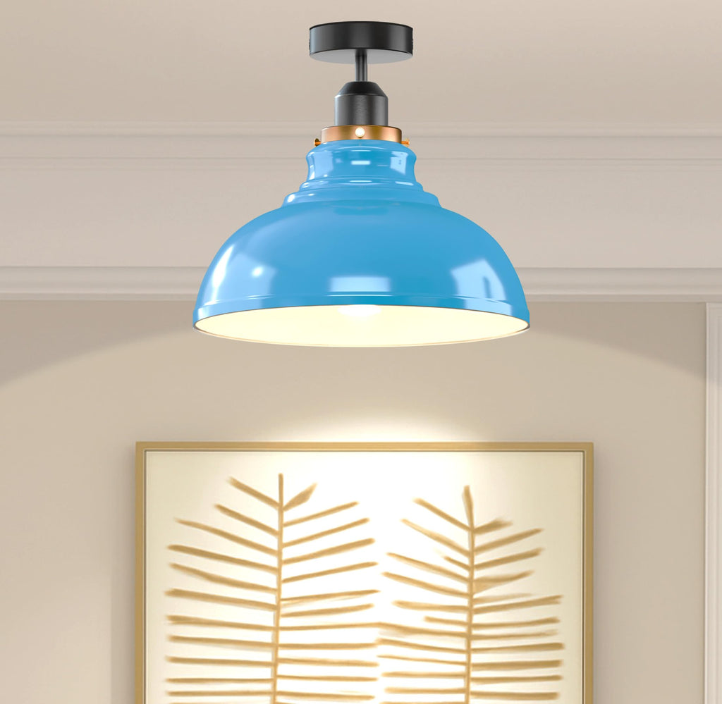 E27 Semi Flush Mount Lighting ~6167