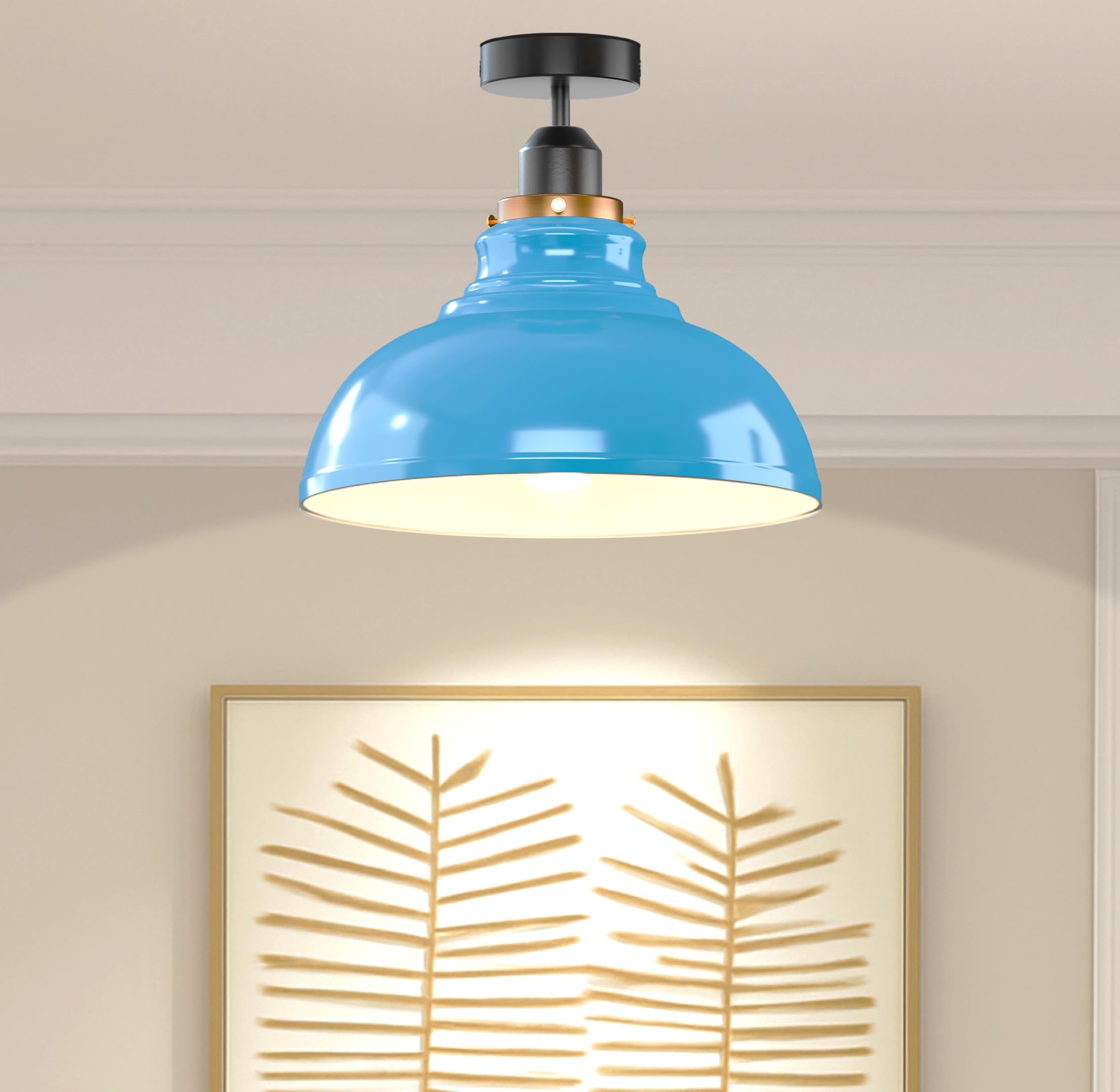 E27 Semi Flush Mount Lighting ~6167