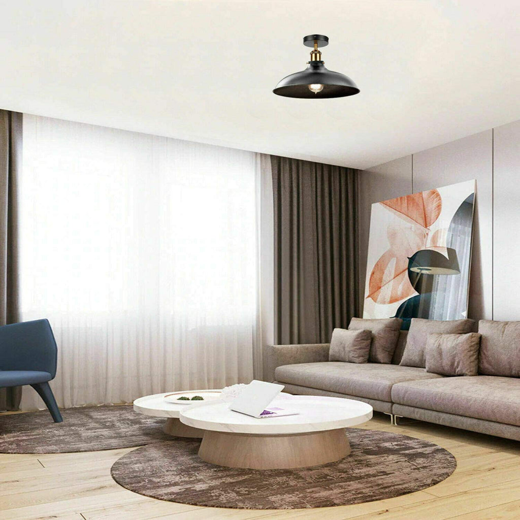 Industrial Style LED Ceiling Light Fixture