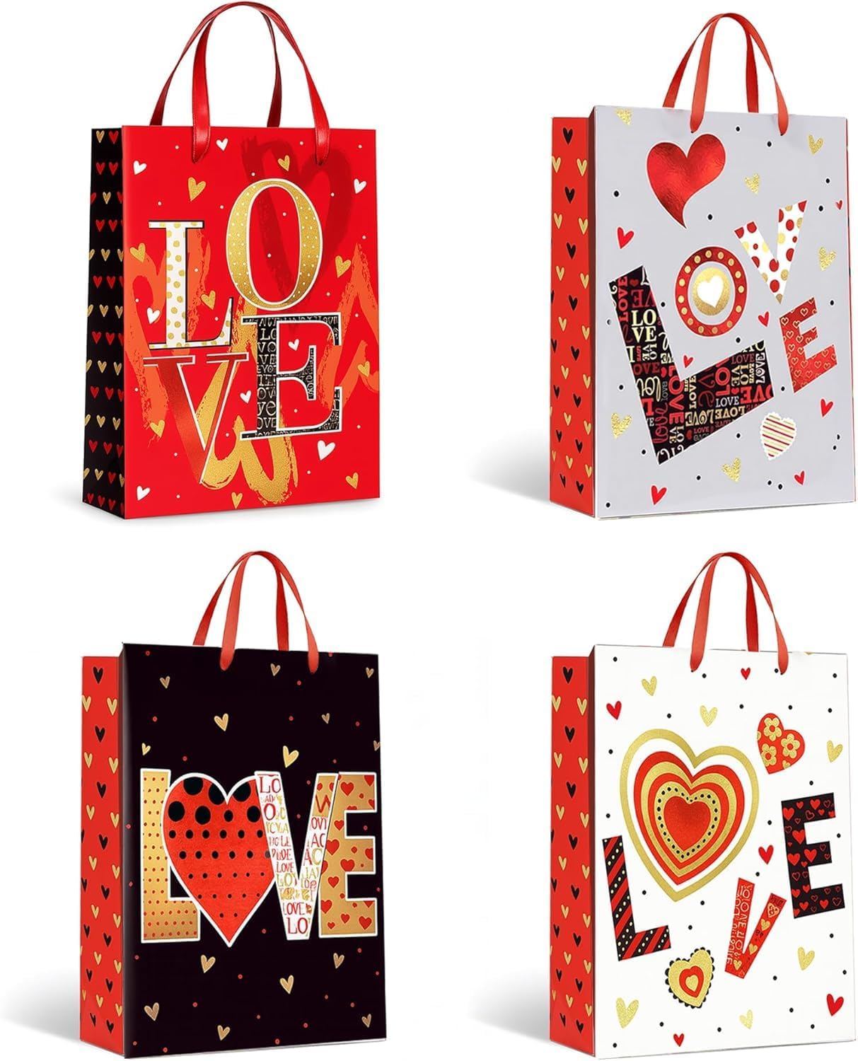 Luxury Matte Kraft Paper Gift Bags Assorted Sizes for Parties & Holidays