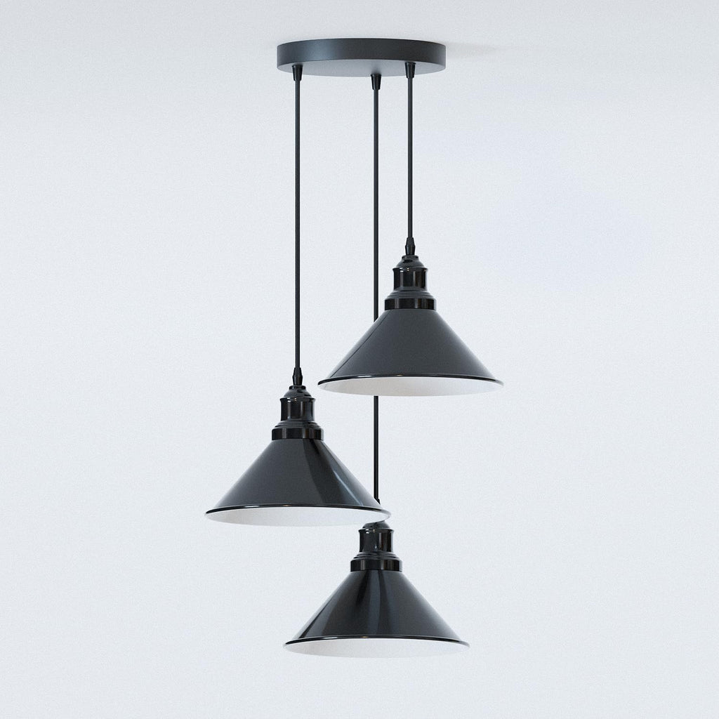 Industrial Metal Cage Pendant Light, E27 Holder Vintage Ceiling Lamp