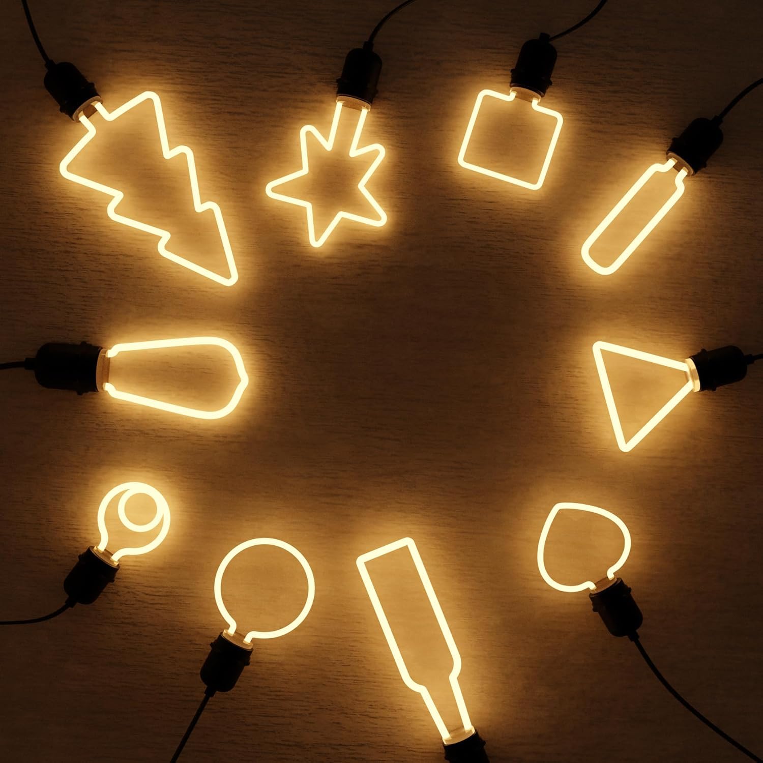 Warm White Vintage Edison Style LED Bulb E27 Base Decorative Filament Light