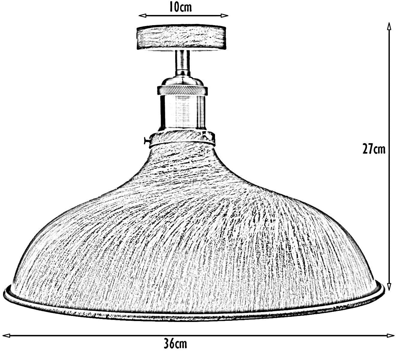 Industrial Style LED Ceiling Light Fixture