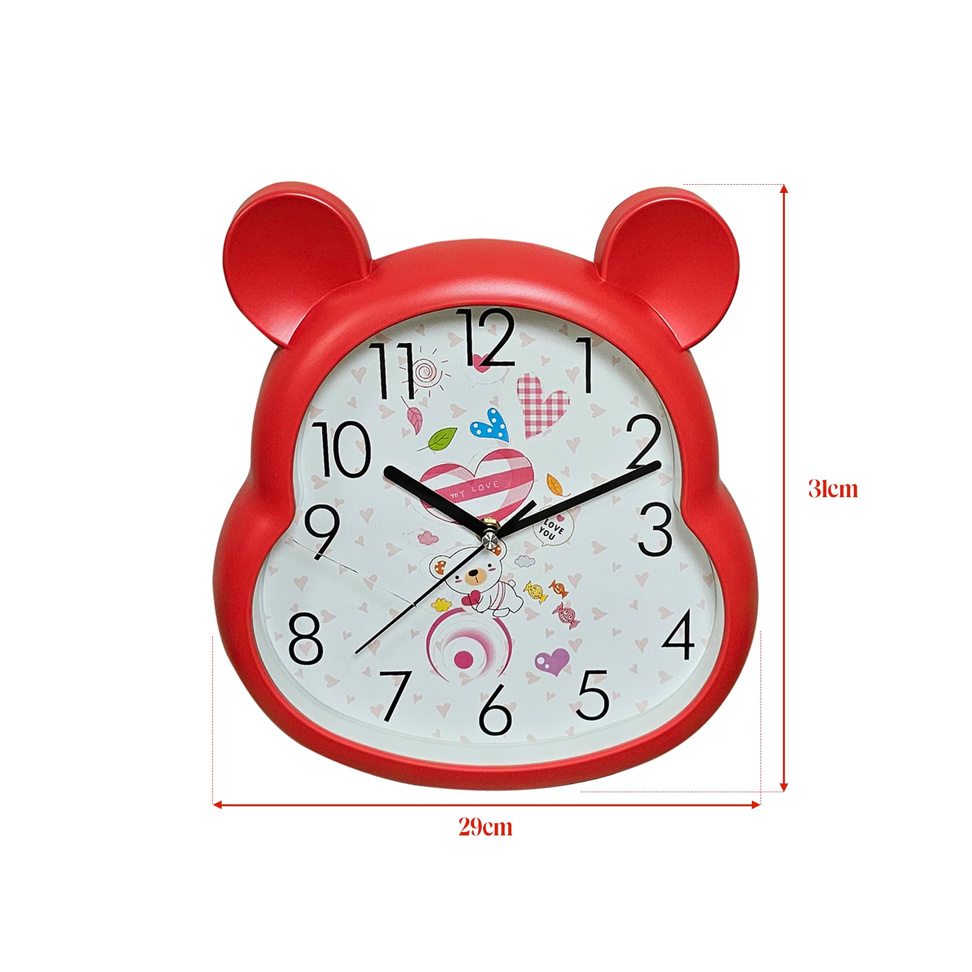 Battery Powered Wall Clock for Kids ~5169