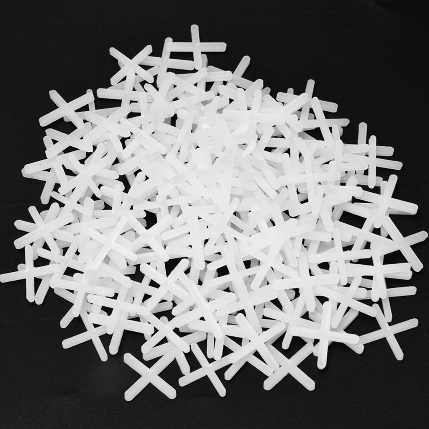 200 Slab Tile Spacers Plastic Cross Shaped ~6243