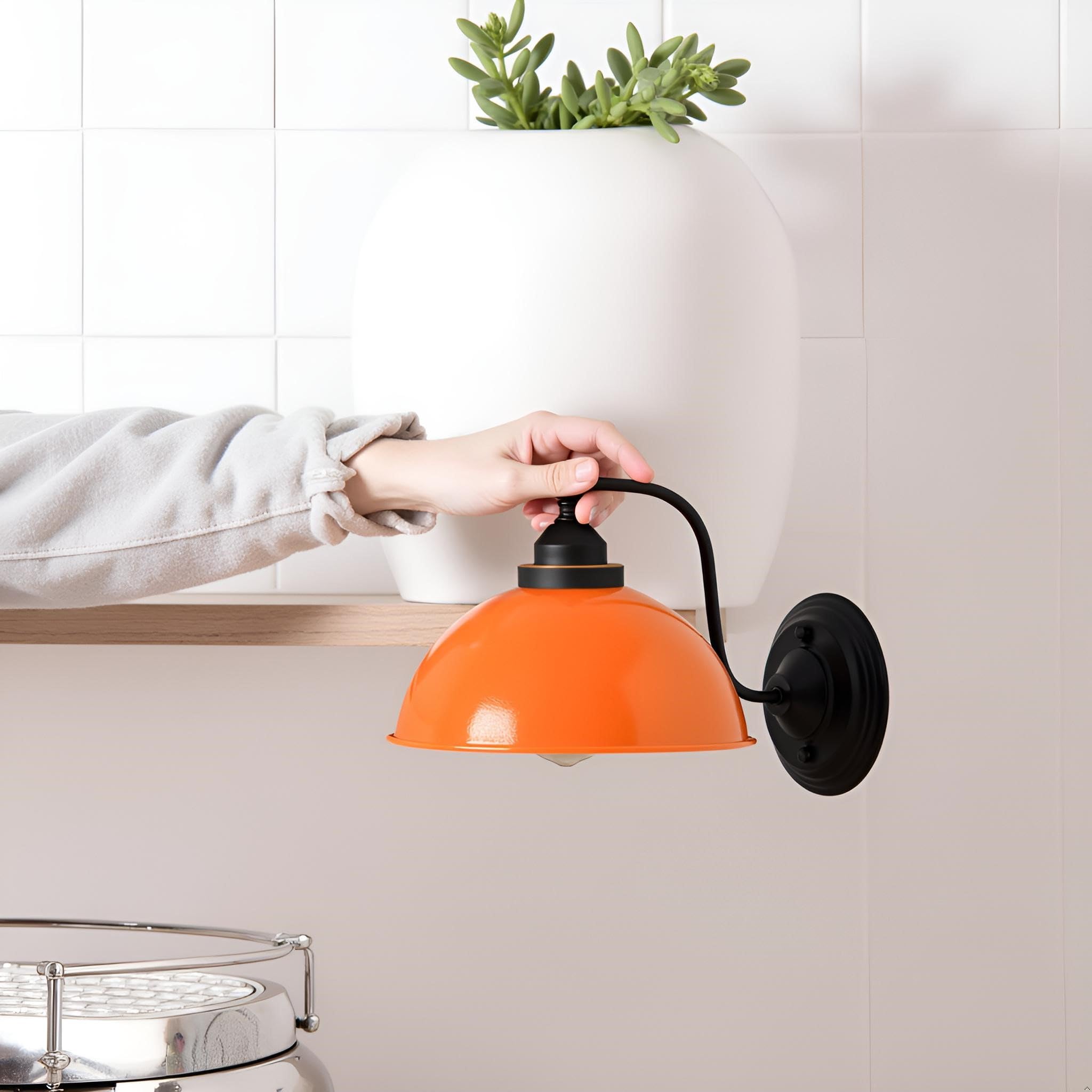 Industrial Wall Sconce with E27 Base ~6297