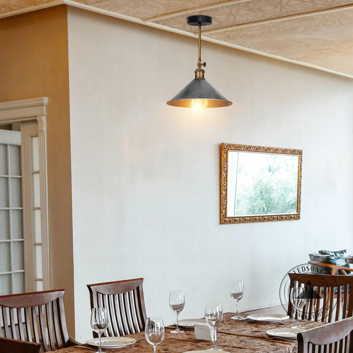 Industrial Indoor Wall Light Metal ~6347