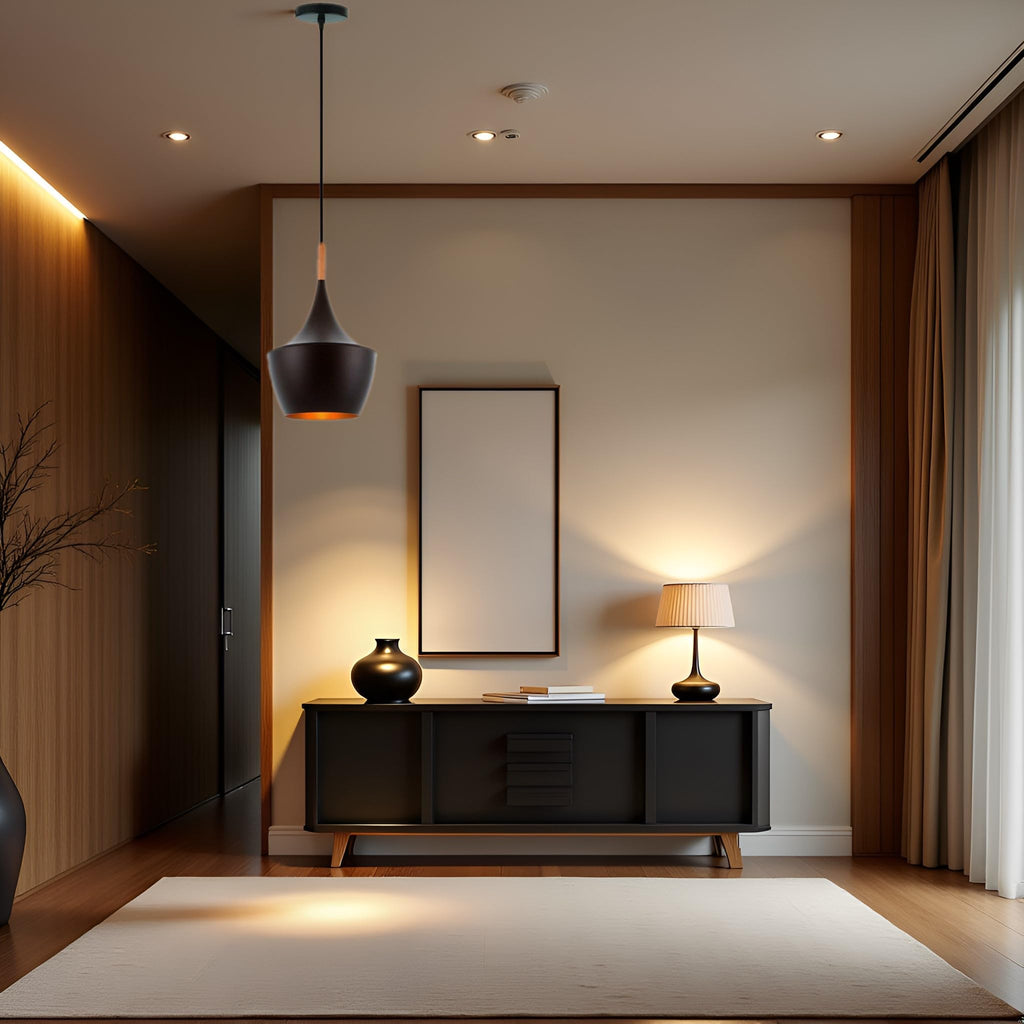 Modern Black Gold 3-Light Adjustable Cluster Pendant Ceiling Light Fixture