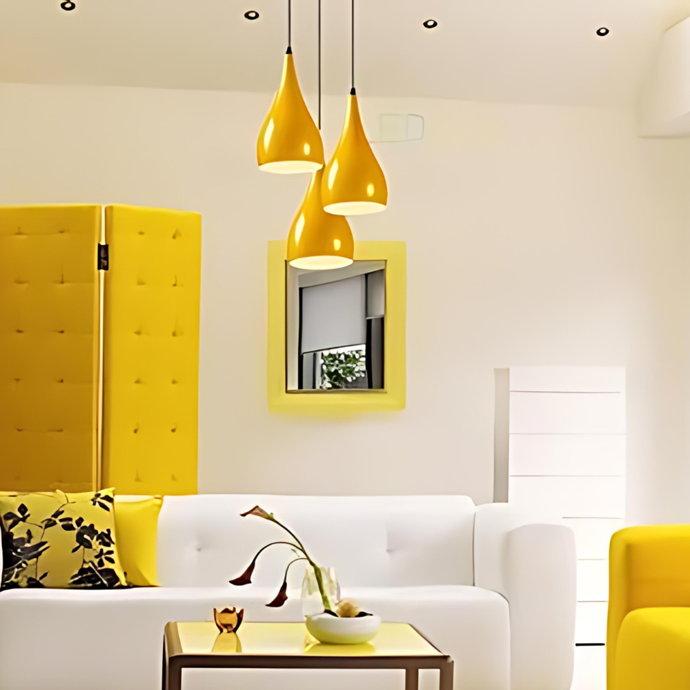 Modern 3-Way Multi Teardrop Ceiling Pendant Light Fixture E27 Base