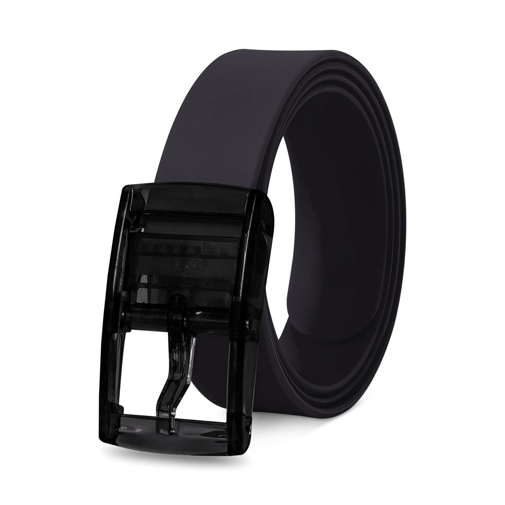 Vibrant Silicone Unisex Belt with Adjustable Pin Buckle for Everyday Style