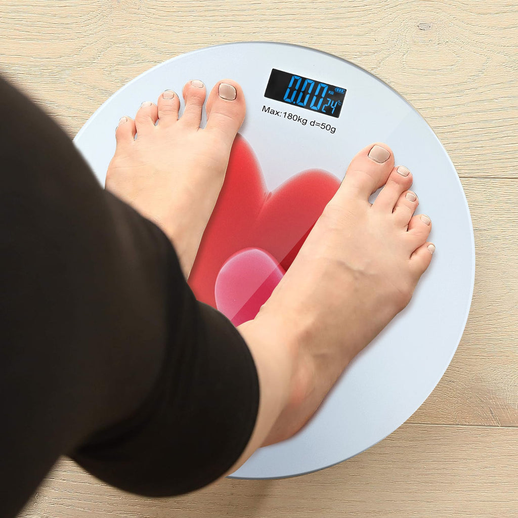 High-Precision Digital Bathroom Scale for Weight Loss, Stylish Design, 180kg Max