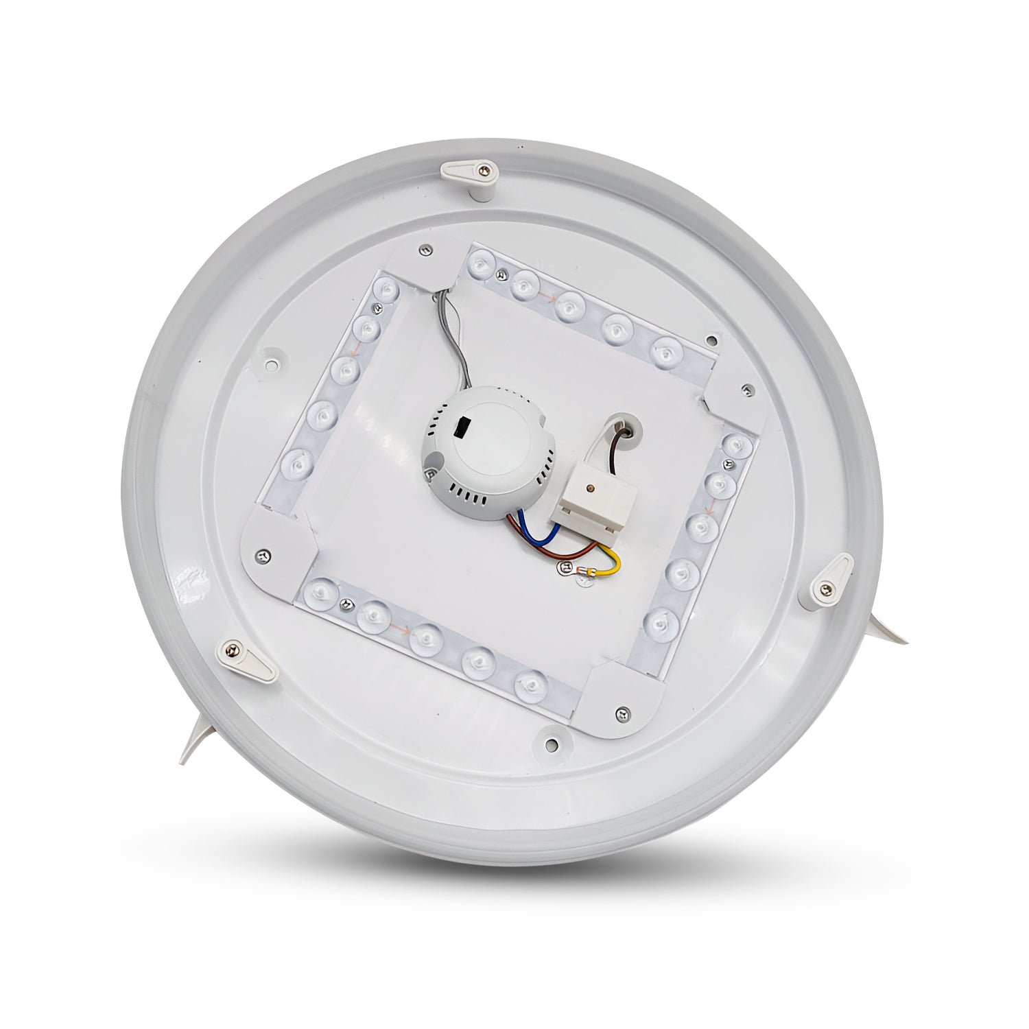 Modern 18W Black Round LED Flush Mount Ceiling Light Fixture Indoor