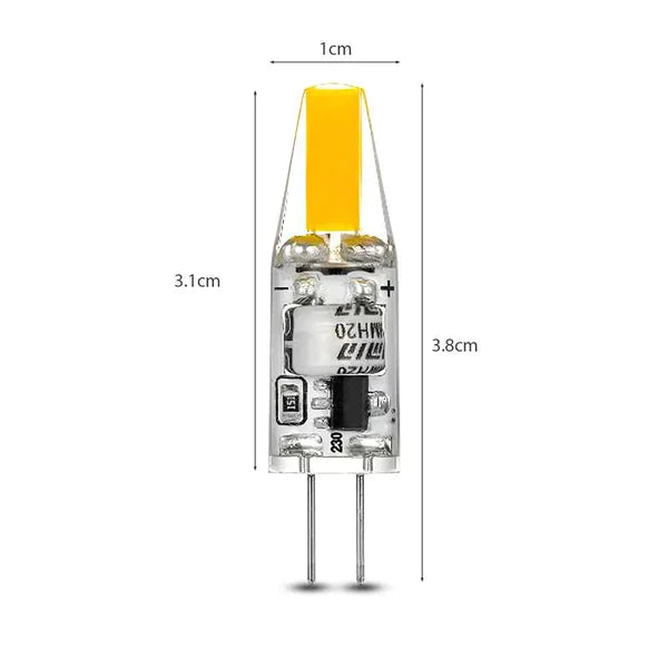 G4 COB Chip 3W LED Bulb AC 220V, Energy-Efficient Halogen Replacement Light