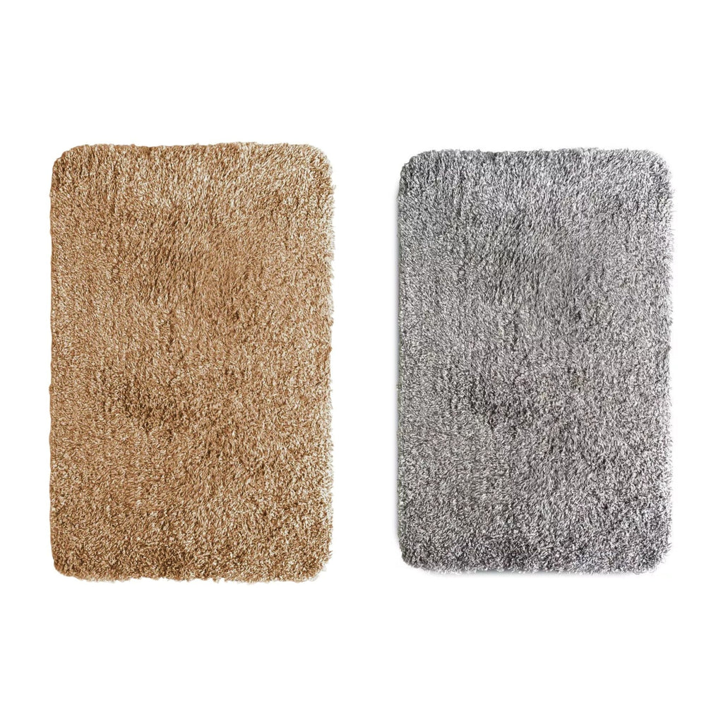 Soft Fluffy Microfiber Non-Slip Doormat: Absorbent Washable Indoor Outdoor Mat