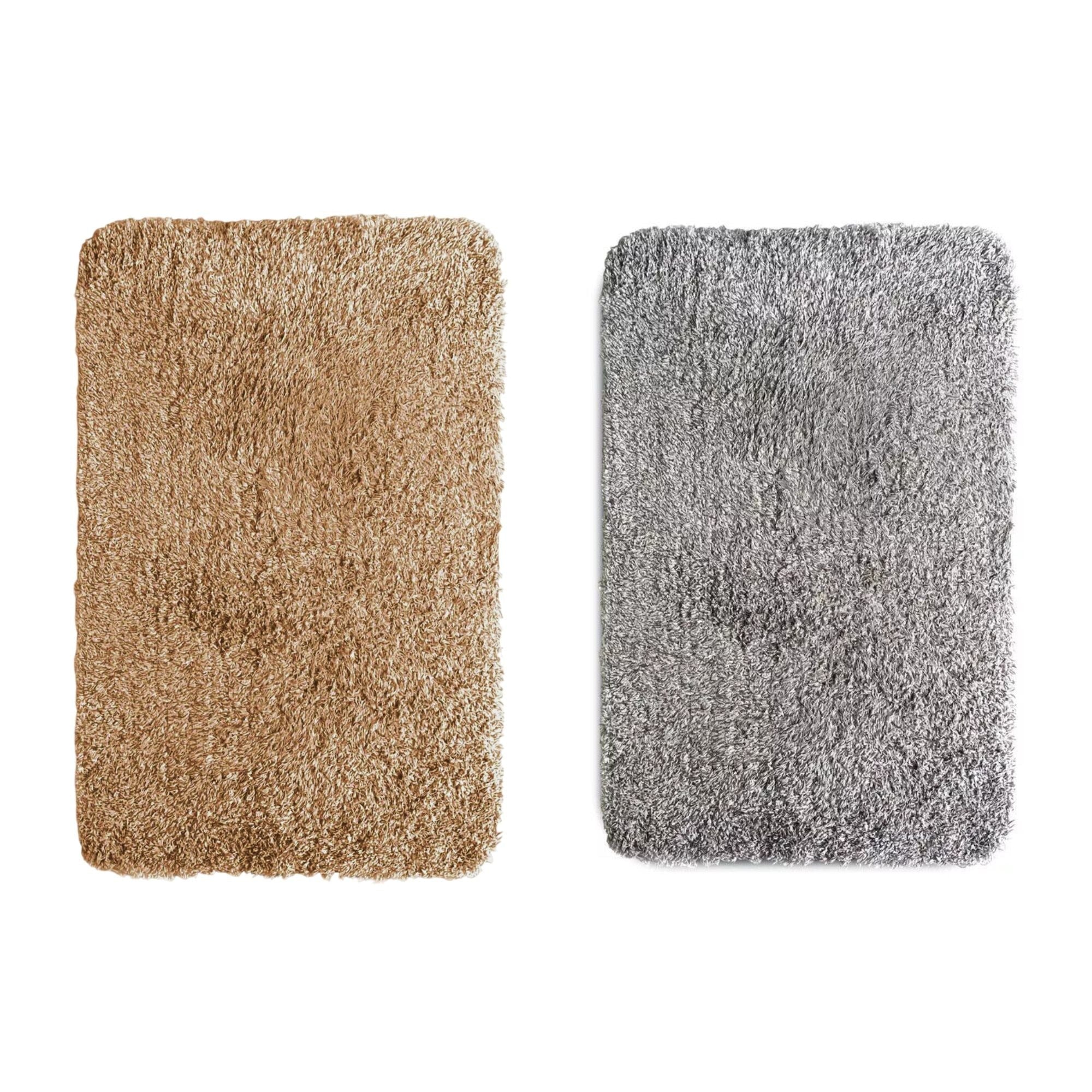 Soft Fluffy Microfiber Non-Slip Doormat: Absorbent Washable Indoor Outdoor Mat