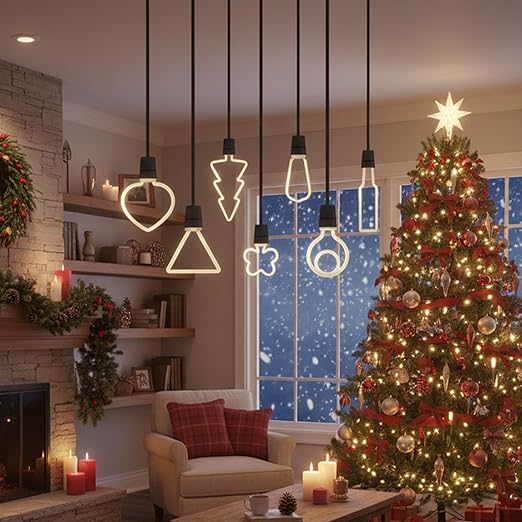 Warm White Vintage Edison Style LED Bulb E27 Base Decorative Filament Light
