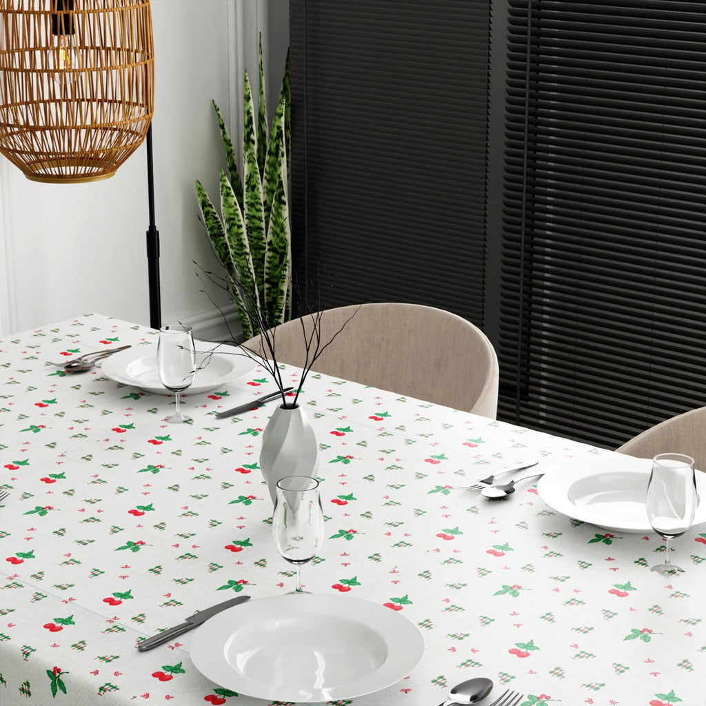 Modern Washable Square Tablecloth for Dining, Events, Parties, Indoor Outdoor Use