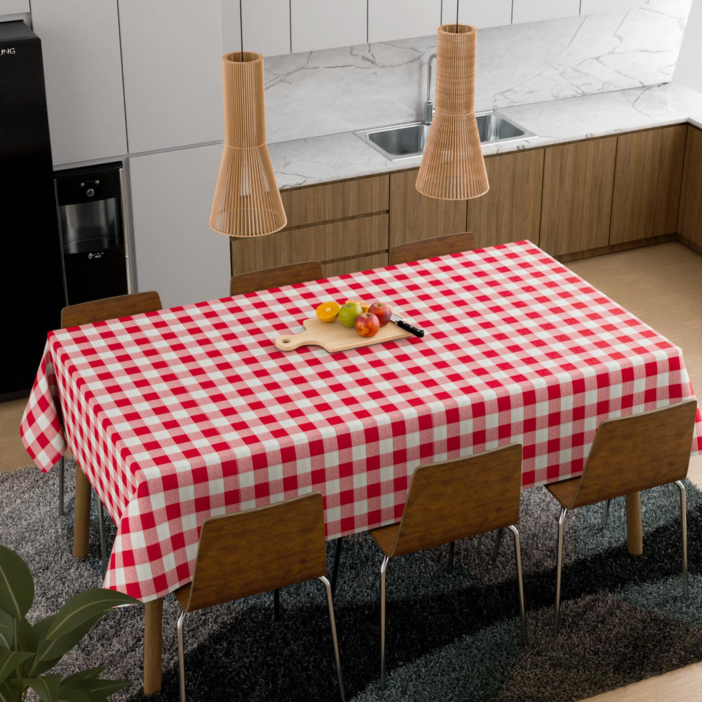 Modern Washable Square Tablecloth for Dining, Events, Parties, Indoor Outdoor Use