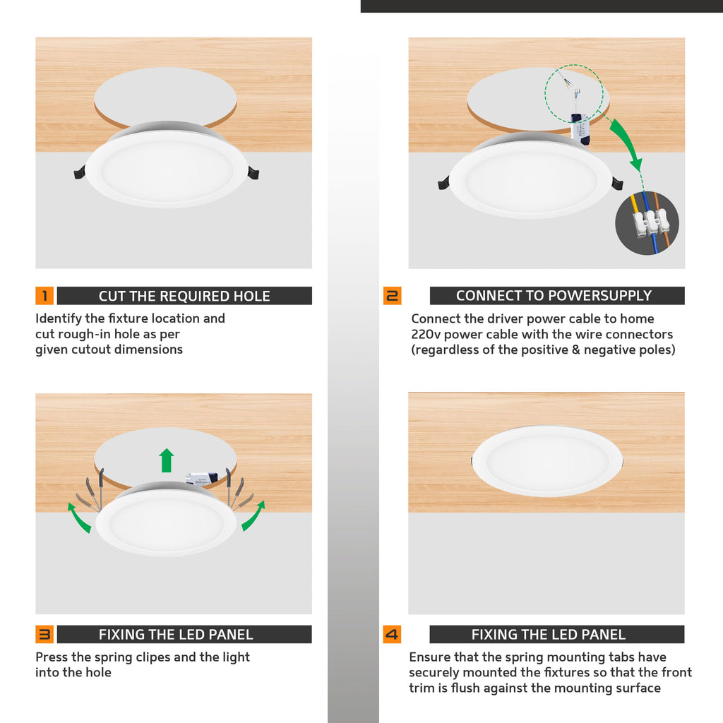 Smart LED Ceiling Light Panels ~6313