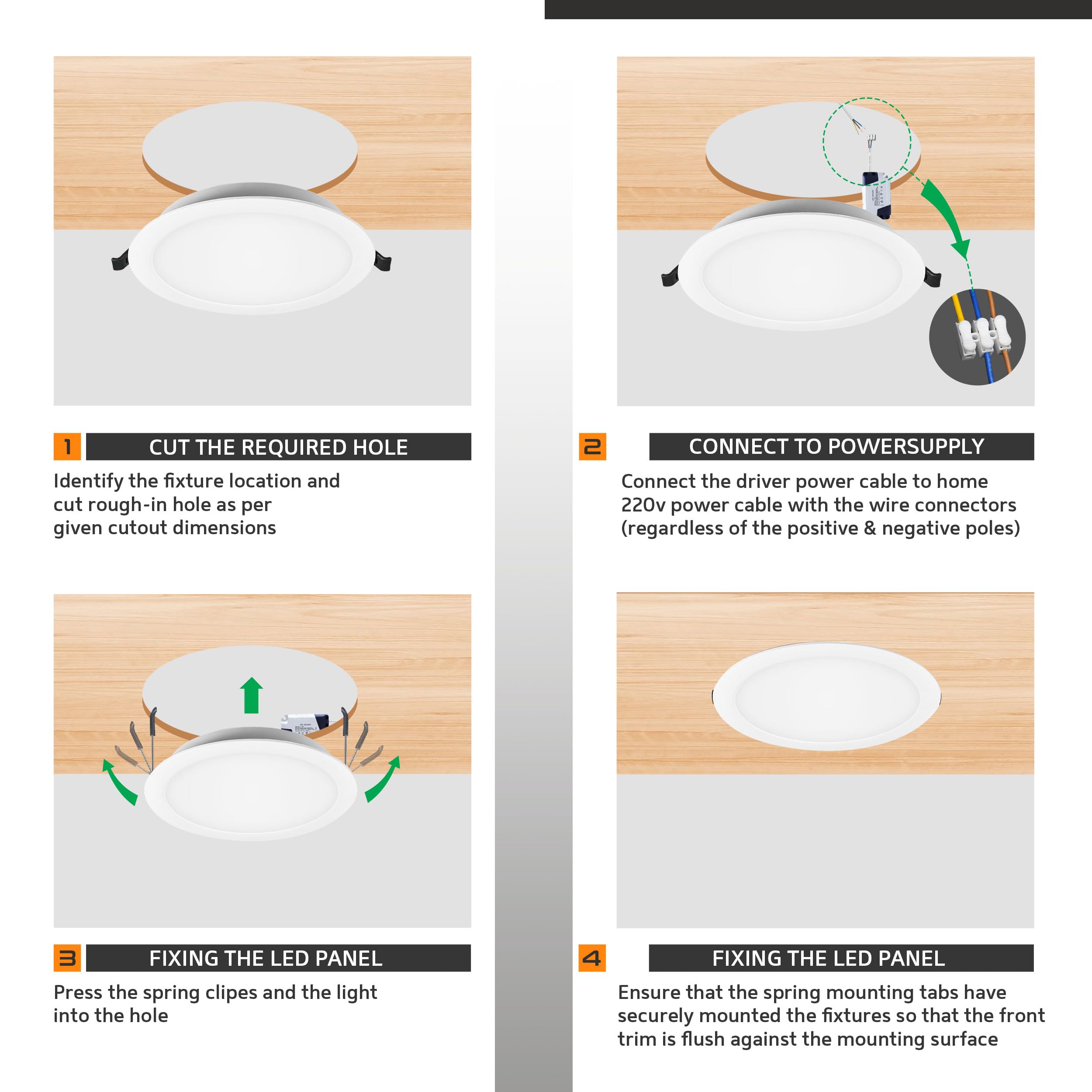 Smart LED Ceiling Light Panels ~6313