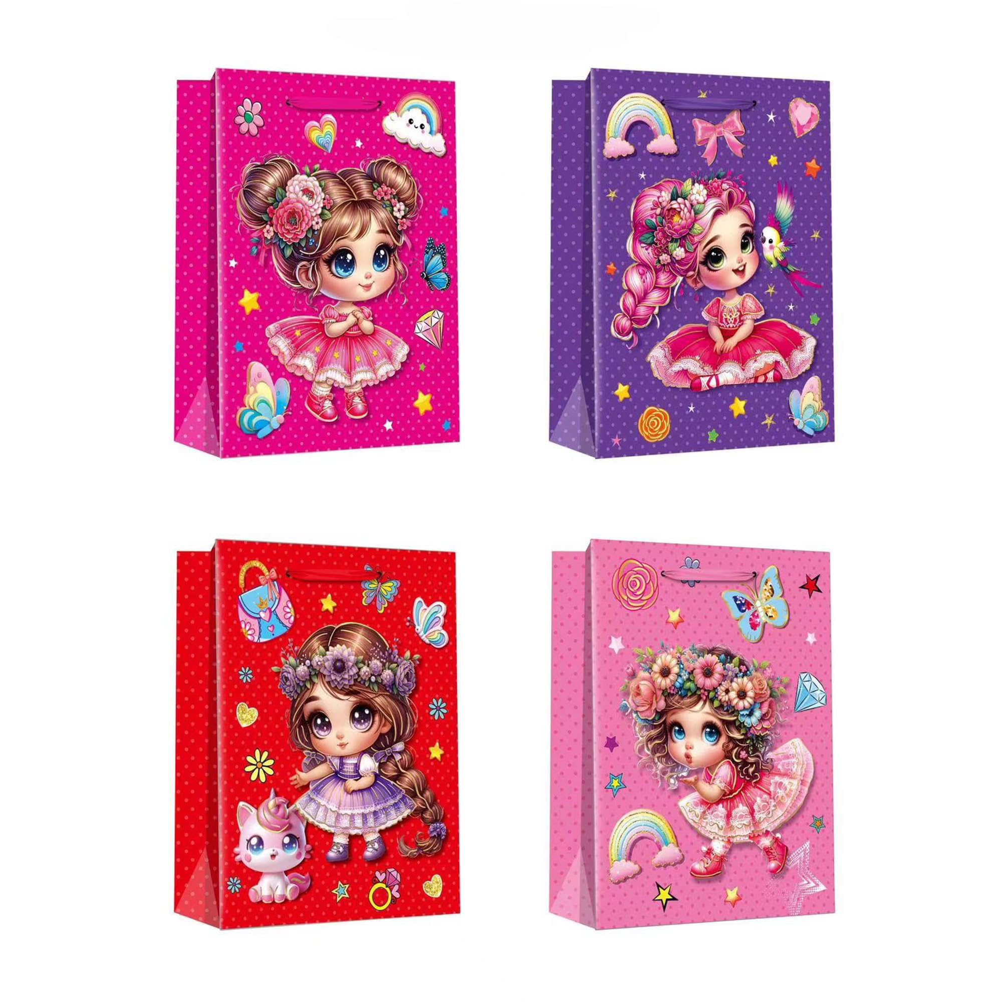 Gift Bags with Handles and Assorted Designs~6300