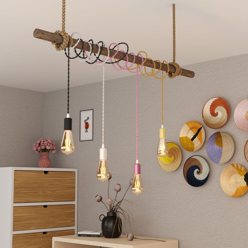 Electrical Cable 3 Core Braided Cord