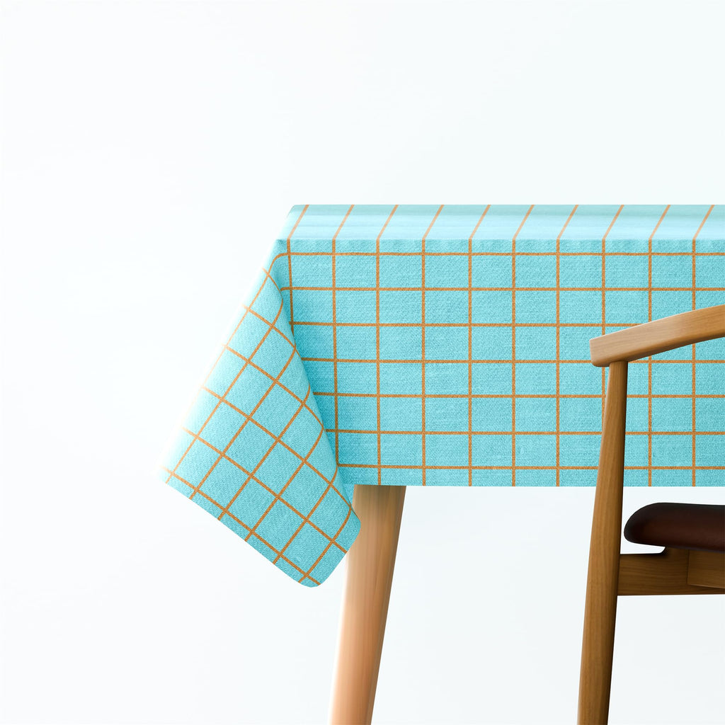 Durable Rectangular Polyester Fabric Tablecloth: Washable, Oil-Proof, Stain-Resistant Table Cover
