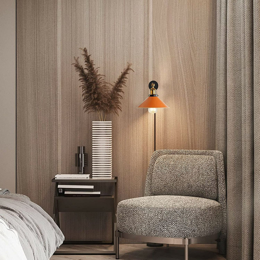 Industrial Indoor Plug in Wall Light with Dimmer ~6332