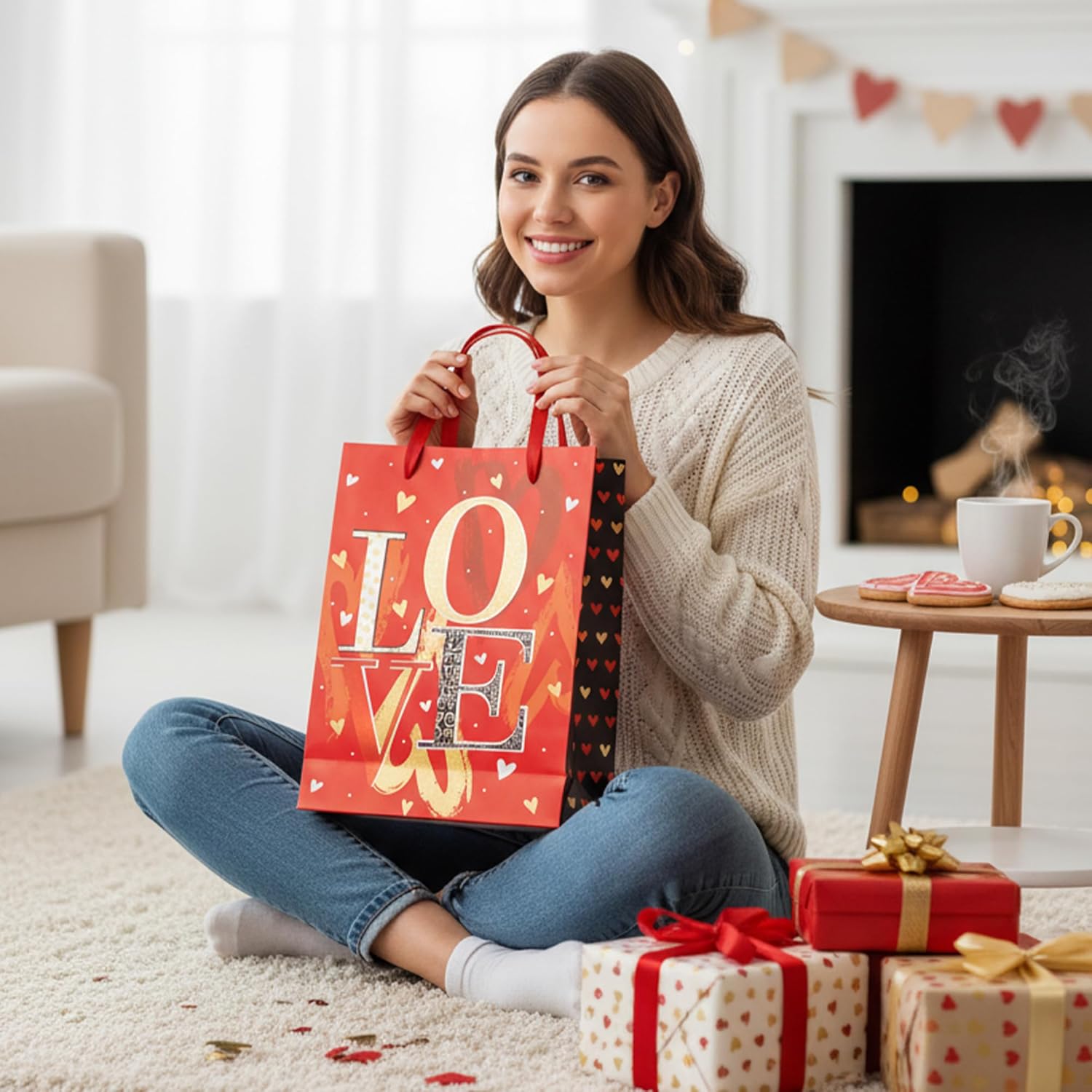 Luxury Matte Kraft Paper Gift Bags Assorted Sizes for Parties & Holidays