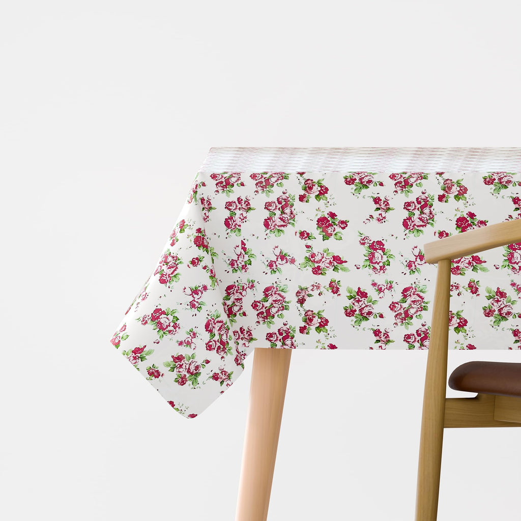 Durable Rectangular Polyester Fabric Tablecloth: Washable, Oil-Proof, Stain-Resistant Table Cover
