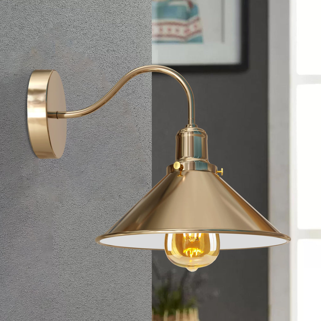 Swan Neck Metal Wall Light E27 ~6224