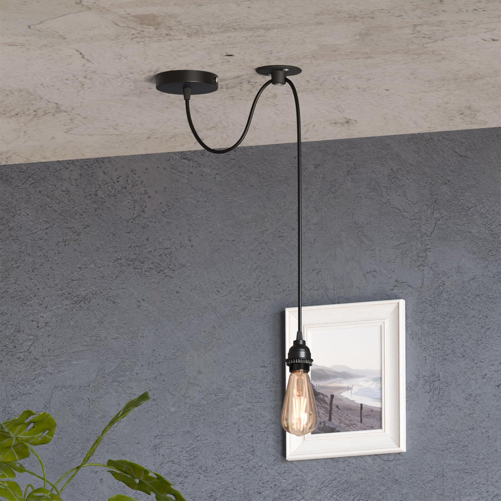 LEDSone Industrial Pendant Light | 2M Adjustable Cable E27 ~6219