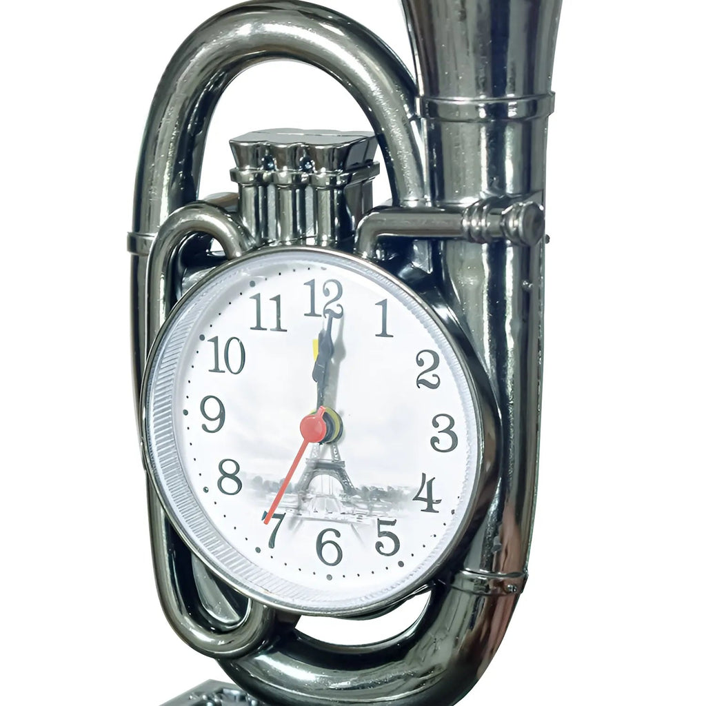 Stylish Trumpet Shape Table Alarm Clock for Bedroom, Home, and Heavy Sleepers