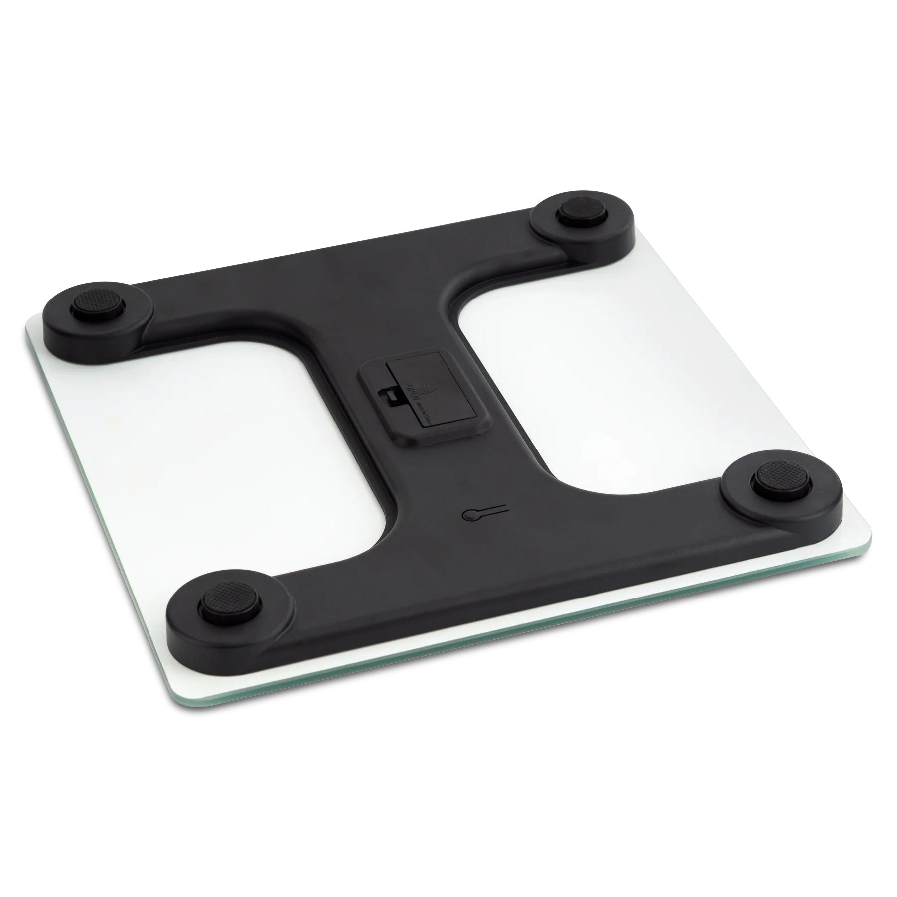 High Precision Digital Bathroom Scale, Stylish Printed Square Design, Accurate Weight