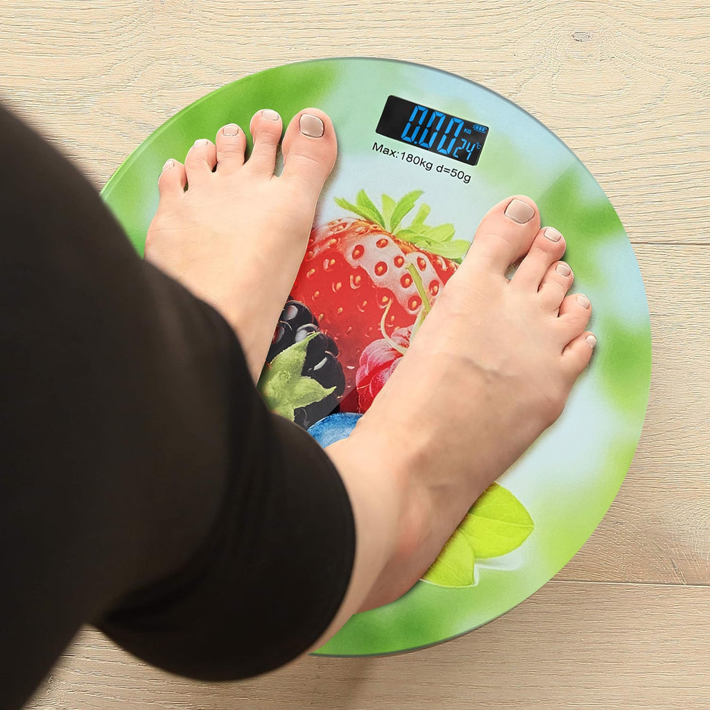 Accurate Digital Bathroom Scale for Weight Loss - Stylish Body Weighing Machine
