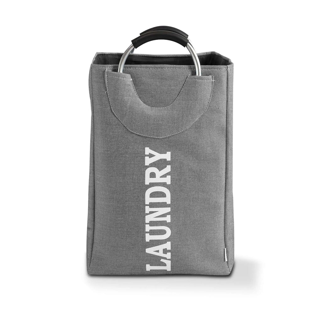 37L Collapsible Heavy Duty Laundry Bag with Sturdy Aluminum Handles